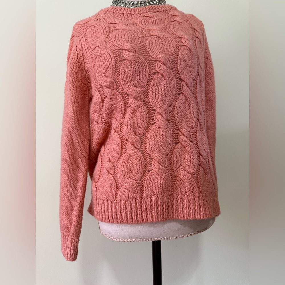 Wooden Ships pink knit sweater in size medium